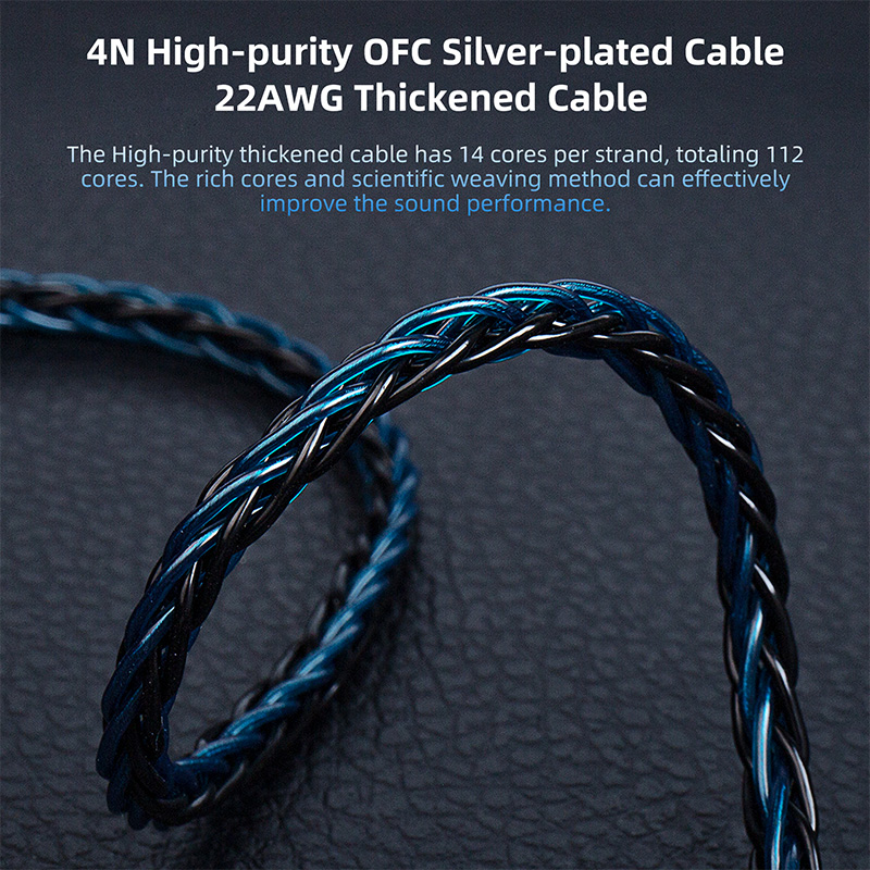 KBEAR ST12 Plus IEM Cable 8 Co - In Ear Monitor Iem recension och pris