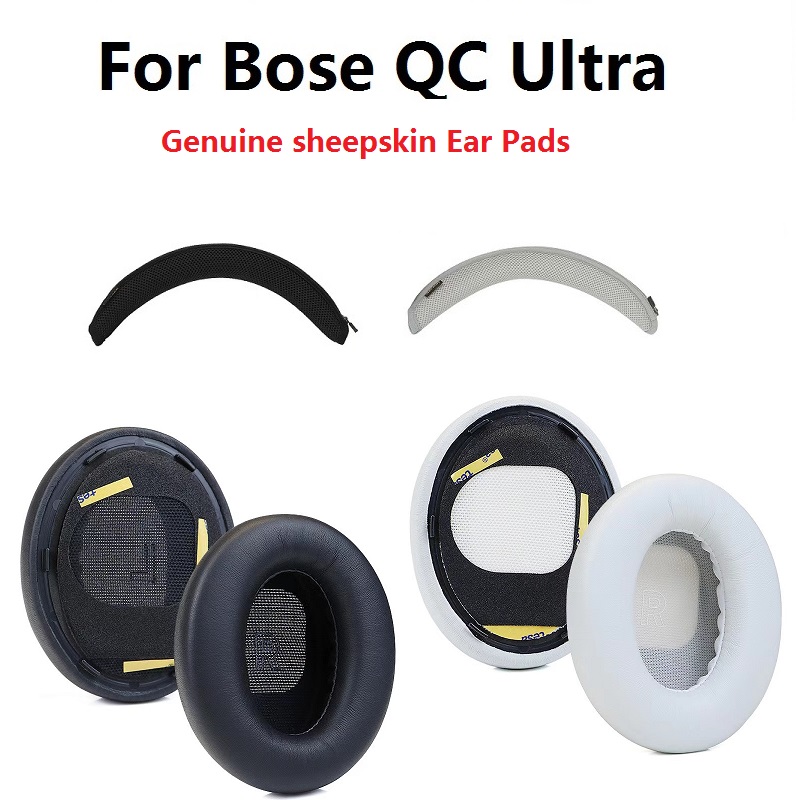 Genuine sheepskin Ear Pads for - Bose Headphone Qc Ultra recension och pris