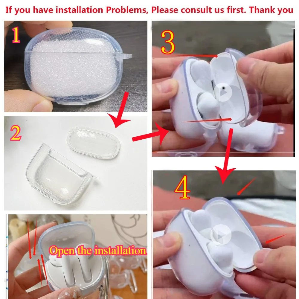 cartoon cute keychain case For - Beats Headphone Powerbeats Pro recension och pris