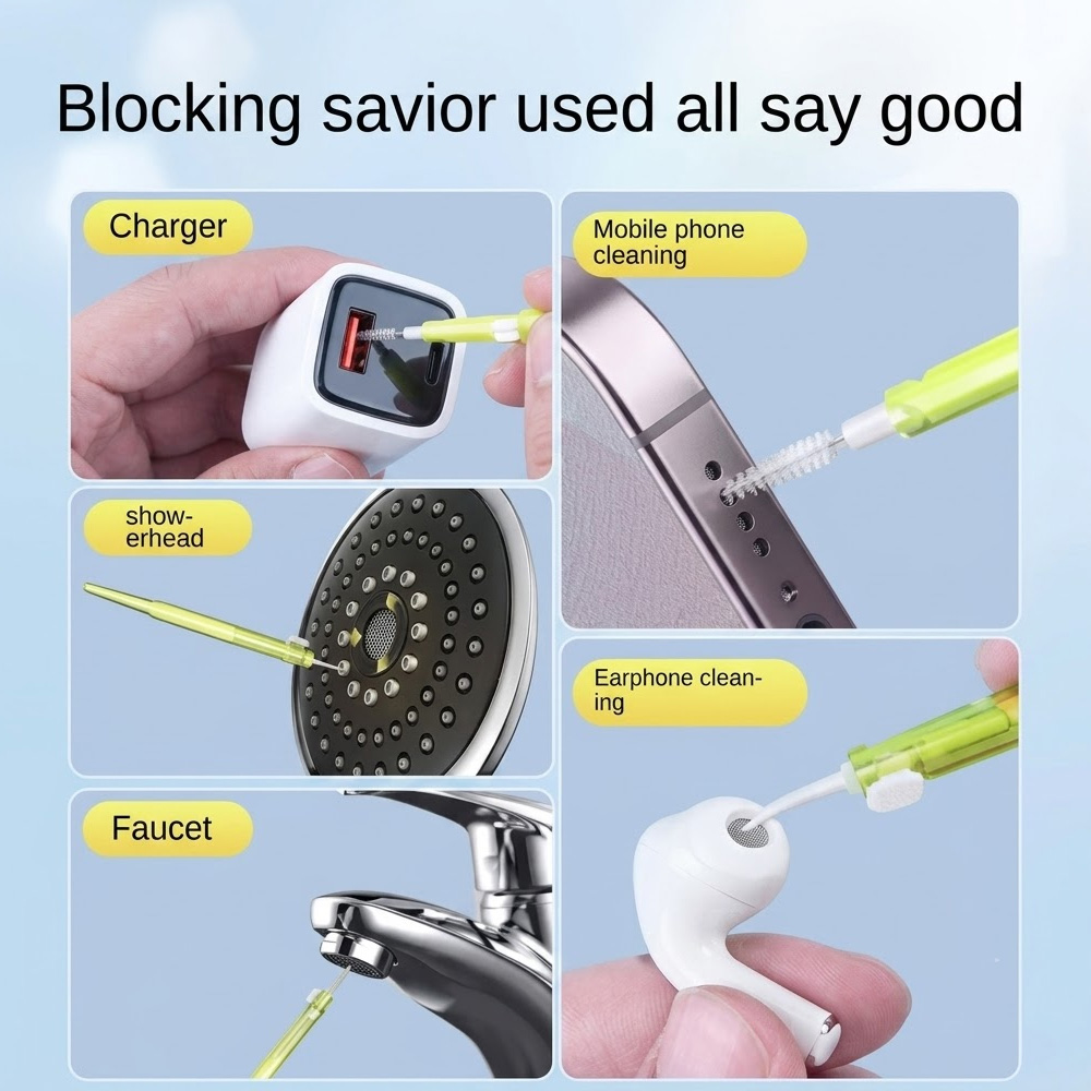 2-in-1 Retractable Phone Clean - Earbuds Charging Case recension och pris