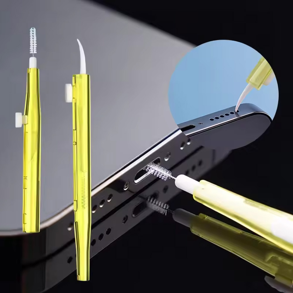 2-in-1 Retractable Phone Clean - Earbuds Charging Case recension och pris