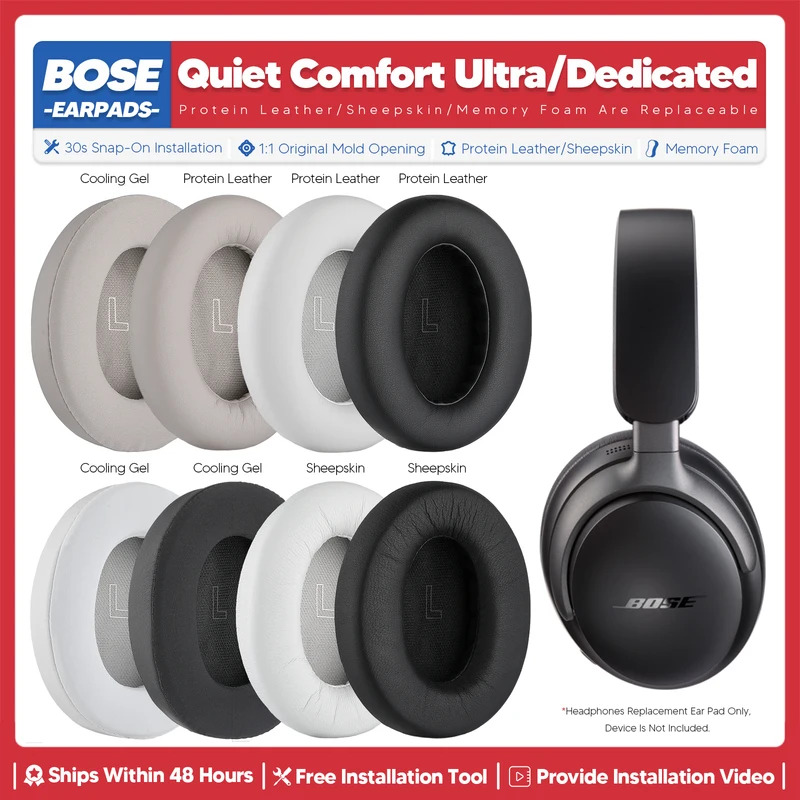 Replacement Ear Pads For Bos Q - Bose Headphone Qc Ultra recension och pris