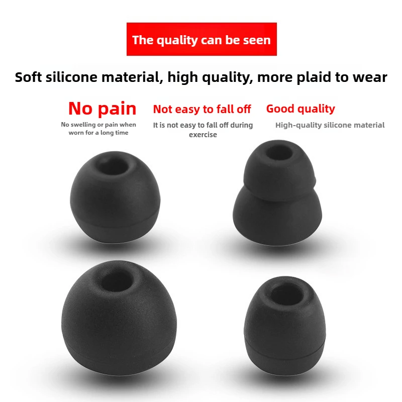 4 - Pair Set of Soft Silicone  - Beats Headphone Powerbeats Pro recension och pris