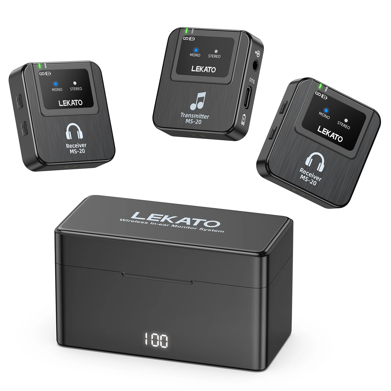 Lekato Wireless In-Ear Monitor - In Ear Monitor Iem recension och pris