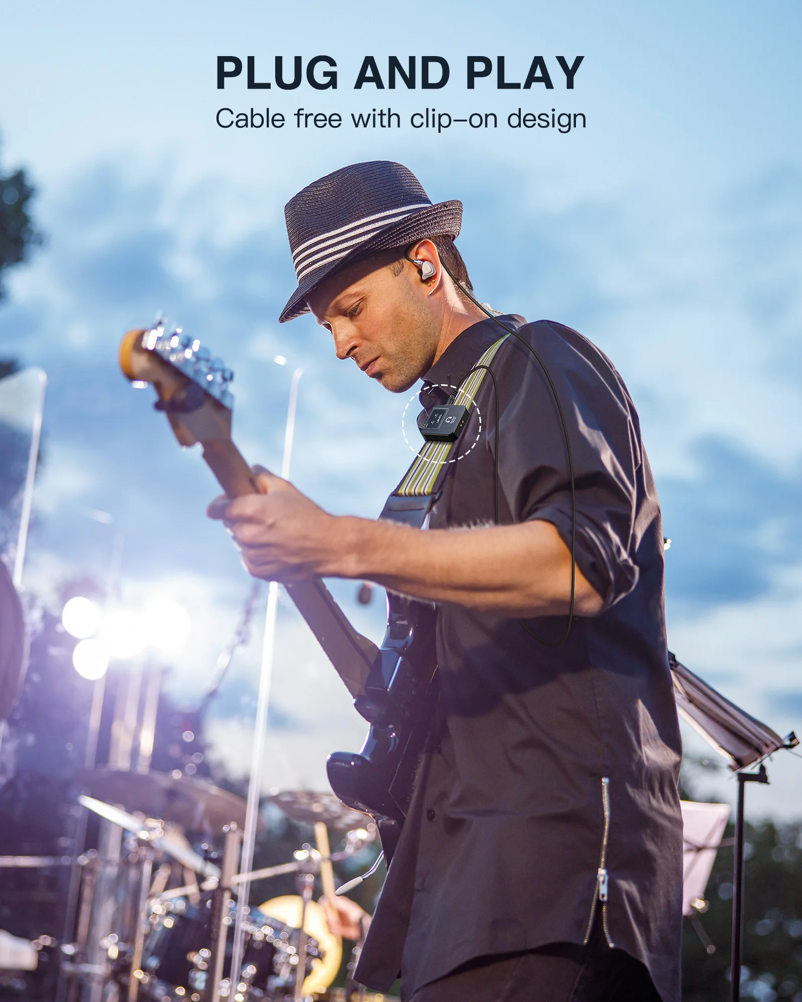 Lekato Wireless In-Ear Monitor - In Ear Monitor Iem recension och pris