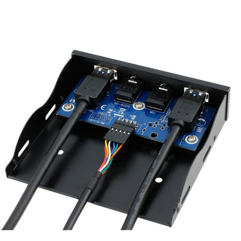 2 Port USB 3.0 Hub Splitter HD - Earphone Splitter Jack recension och pris