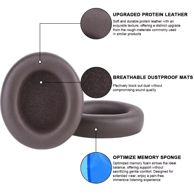 Replacement Protein skin Ear p - Beats Headphone Studio Pro recension och pris