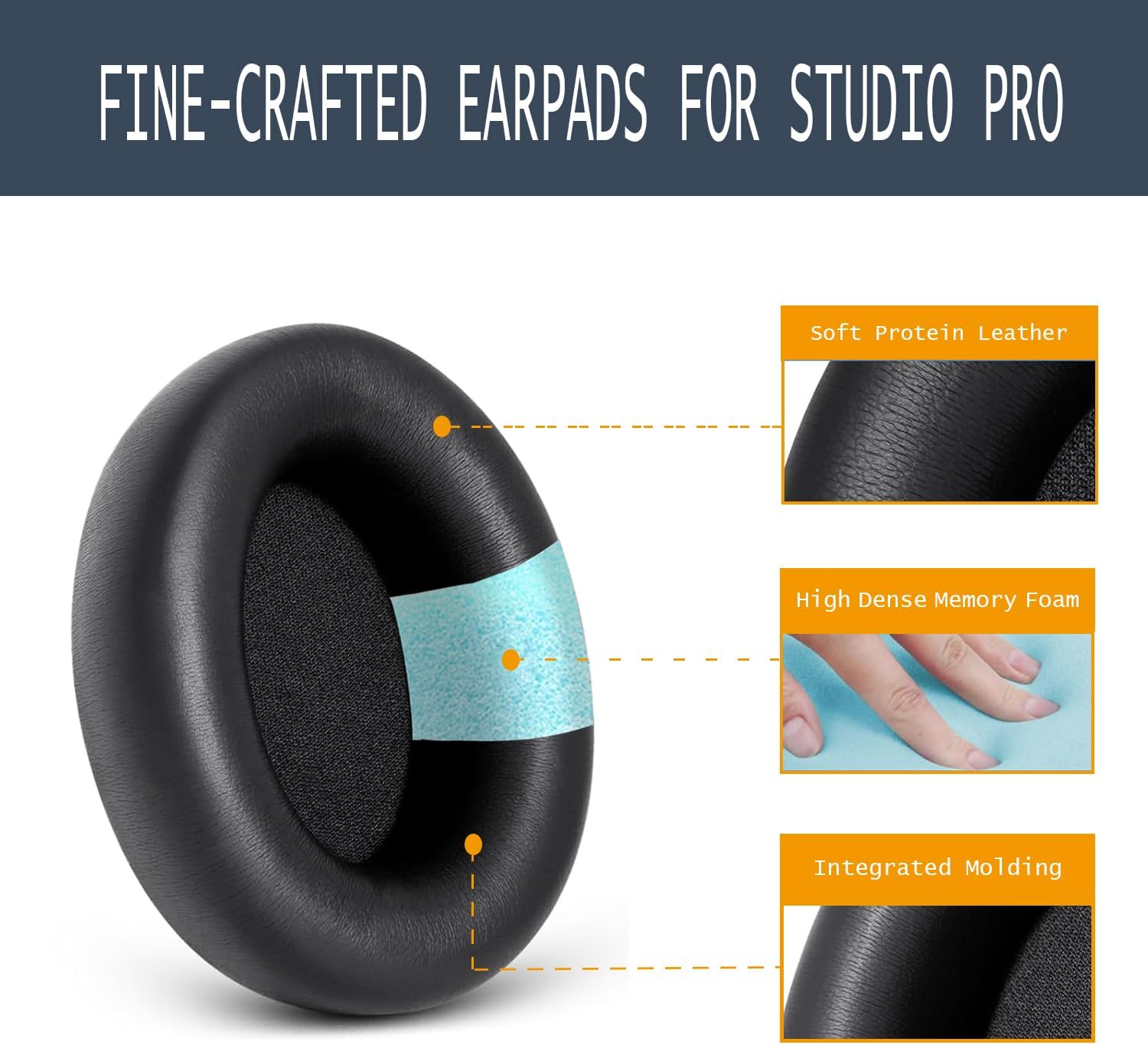 Replacement Ear Pads for Beats - Beats Headphone Studio Pro recension och pris
