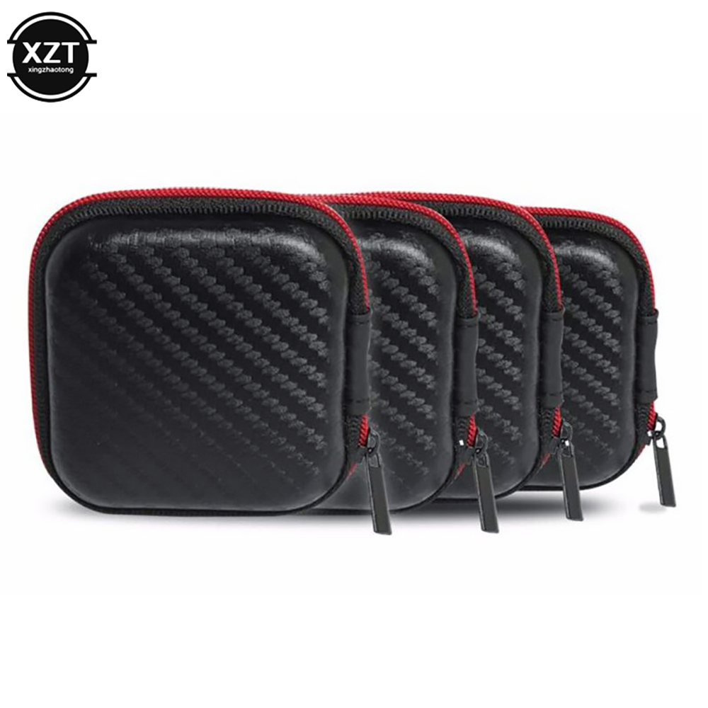 Headphone Bag Mini Zipper Squa - Headphone Case Hard recension och pris